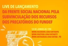 Sintab participa de live em defesa da subvinculação dos precatórios do Fundef aos profissionais da educação