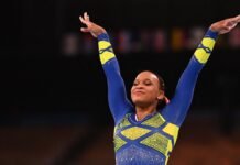 Rebeca Andrade conquista a medalha de prata na ginástica