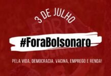 Trabalhadores vão às ruas contra o governo Bolsonaro neste sábado (3)