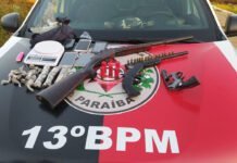 Trio de suspeitos são presos pela Polícia Militar no Sertão da Paraíba