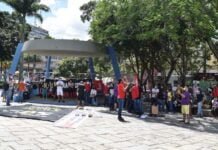Greve Geral dos Servidores – Sintab e servidores da base participam de ato público contra a reforma administrativa