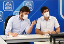 Bruno é recebido por João Campos, prefeito de Recife, avalia experiências administrativas positivas e firma parcerias entre os municípios