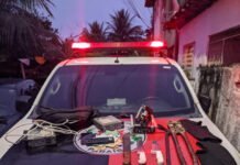Quadrilha é presa pela Polícia Militar em João Pessoa-PB