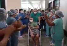 Idosa recebe alta após 104 dias de internação no Hospital Clementino Fraga