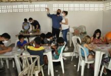 Com projeto Social Play, prefeitura promove oficinas para crianças e adolescentes do bairro do Mutirão