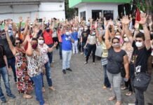Servidores da Saúde de Campina Grande protestam mais uma vez contra descaso da gestão e cobram cumprimento dos direitos da categoria