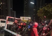 Operação Check Point acaba com “rolezinhos” e apreende 16 veículos irregulares em João Pessoa