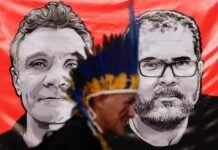 “Seguiremos exigindo justiça”, desabafa esposa de Dom Phillips em funeral