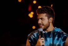 Após ter microfone desligado em show no Parque do Povo, Gustavo Mioto sai do palco sem se despedir do público