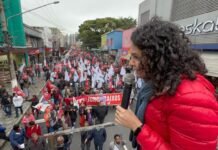 Trabalhadores pedem o fim dos juros altos no Brasil