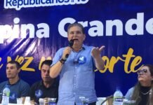 Vereador Marinaldo Cardoso recebe ultimado do deputado Adriano Galdino em evento do Republicanos