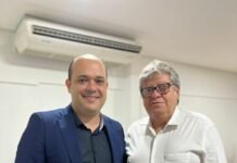 André Ribeiro é recebido pelo Governador João Azevedo junto com coordenação do Fórum Pró-Campina