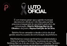 Velório de homem que matou a esposa vai ser realizado em Câmara Municipal de Belém e prefeitura lança nota de pesar ao assassino