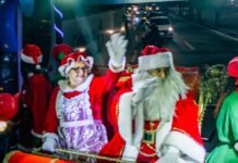 Papai Noel da CDL encanta público do Natal Iluminado em Campina Grande