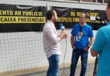 Bancários de Campina Grande fazem paralisação de advertência nesta segunda-feira (19)