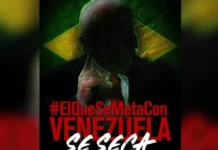 Polícia da Venezuela ameaça Brasil em postagem com imagem de Lula