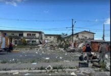 Prédio desaba e deixa três mortos e feridos em Maceió