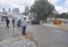 Marinaldo Cardoso vistoria avanço das obras na Câmara Municipal de Campina Grande