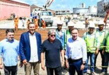 João Azevêdo inspeciona obras no Porto de Cabedelo e destaca importância de investimentos para a geração de emprego e renda