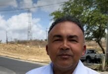 Vereador Severino da Prestação mostra avanço da reforma da av. Plínio Lemos na Malvinas