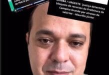 André Ribeiro critica nota da prefeitura de Campina Grande sobre bloqueio de recursos por atraso de salários.