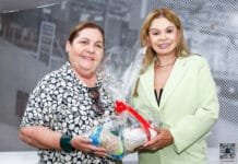 Primeira-dama do Estado participa de entrega de alimentos arrecadados no 39° Salão do Artesanato Paraibano