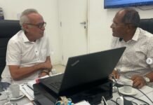 Marinaldo Cardoso se reúne com Cícero Lucena: “Grandes projetos para o futuro”
