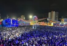 Em noite de sábado com forró pop e piseiro, Parque do Povo fecha os portões