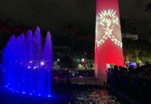 Fonte luminosa do Parque Evaldo Cruz tem horário de funcionamento ampliado