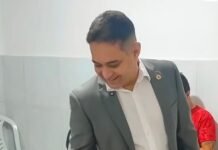 Frank Alves acompanha início de exames oftalmológicos gratuitos na assosiação Aurineth Alves