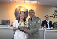 Vereadora Aninha Cardoso concede Título de Cidadania Campinense ao comandante-geral da PM da Paraíba