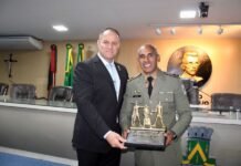 Wellington Cobra destaca justiça de homenagem ao Coronel Sérgio Fonseca: “Longa folha de serviços prestados”