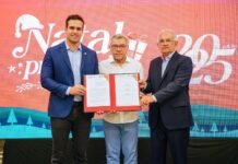 Lucas Ribeiro assina termo de fomento que garante apoio ao Natal Premiado da CDL de Campina Grande