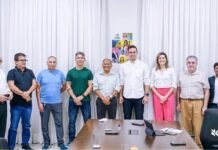 Marinaldo discute fortalecimento do setor calçadista na Paraíba com vice-governador e CINEP