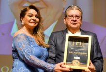 Governador João Azevêdo e primeira-dama Ana Maria Lins são homenageados com Troféu Heitor Falcão