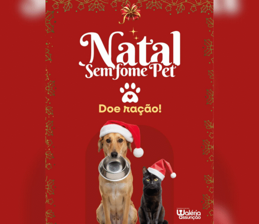 Natal Sem Fome Pet: Waléria Assunção lança ação solidária de arrecadação de ração