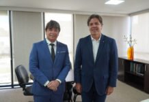 Presidente da FIEPB e Nordeste Forte recebe em João Pessoa o ministro das Comunicações