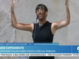 Deputada Fabiana Bolsonaro causa polêmica ao usar blackface em discurso contra Erika Hilton