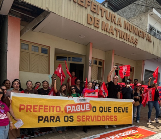 Servidores de Matinhas ocupam prefeitura em protesto contra gestão e cobram diálogo com prefeito