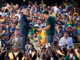 Efraim faz apelo a Bruno Cunha Lima durante filiação ao PL