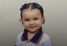 A pequena Liana segue internada em estado grave no Hospital do Trauma, em Campina Grande