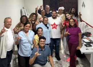 PT de Campina Grande declara apoio a Veneziano e João Azevêdo e reforça defesa da reeleição de Lula
