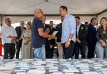 Governador Lucas Ribeiro reforça política de segurança com devolução de 500 celulares pela Operação Recupera