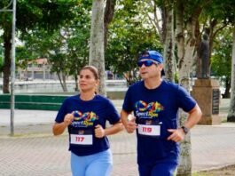Vereadora Kallyna reforça compromisso com a inclusão durante participação na Corrida Spectrun