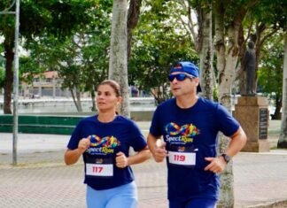 Vereadora Kallyna reforça compromisso com a inclusão durante participação na Corrida Spectrun