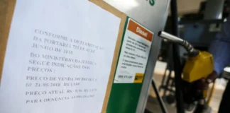 Óleo diesel cai pela 4ª vez em cinco semanas e acumula recuo de 4,5%
