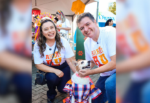 Diego Tavares prestigia ArraiAU Pet e reforça apoio à causa animal ao lado de Waléria Assunção em Campina Grande
