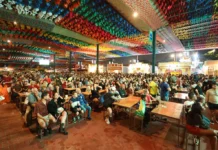Copa do Mundo e tradição junina em Campina Grande: Vila Sítio São João transmite jogo do Brasil