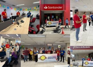 Sindicato lança Campanha Nacional dos Bancários 2026 com ações nas agências de Campina Grande