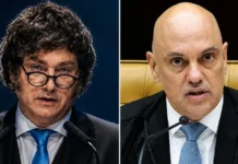 Milei chama Moraes de “lixo careca” após STF barrar visita a Bolsonaro